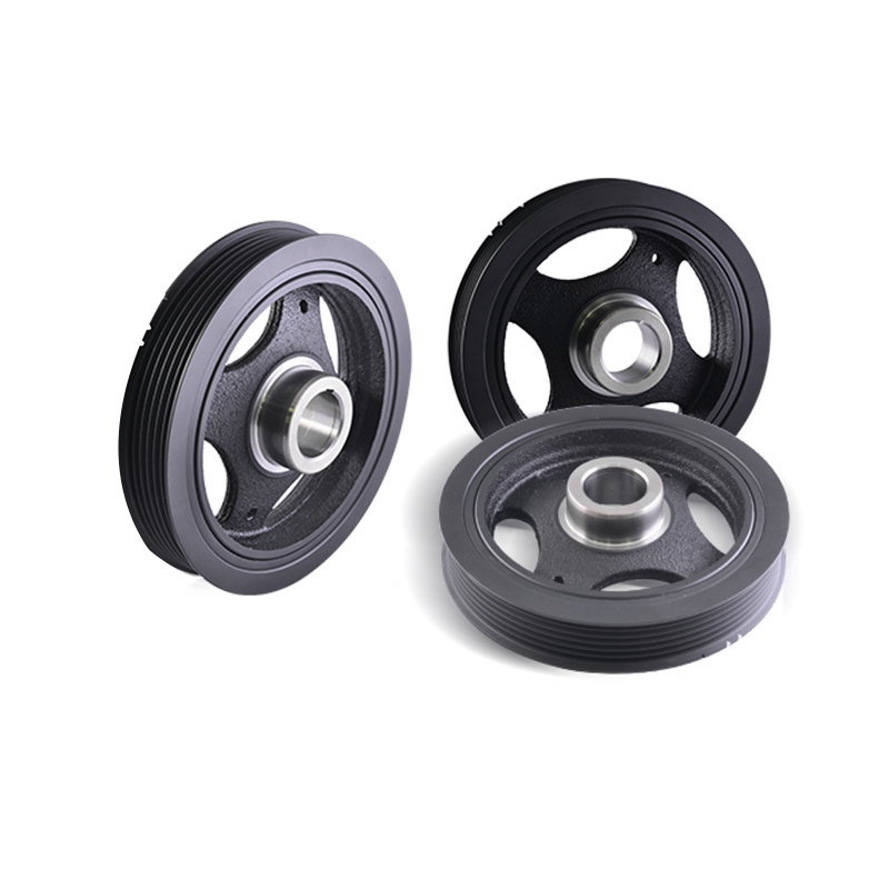 Rolie amortizor arbore cotit fisurat semifabricat - Turnare cu nisip verde - Turnare fier gri - HT250